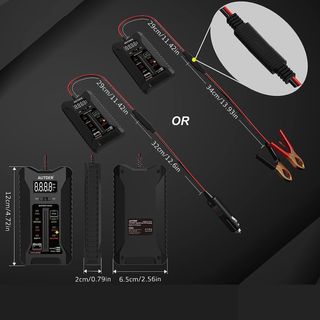 COMPROBADOR DE BATERÍAS 12V/24V (A ESTRENAR)
