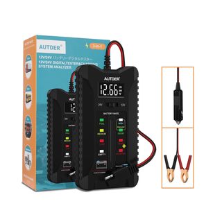 COMPROBADOR DE BATERÍAS 12V/24V (A ESTRENAR)