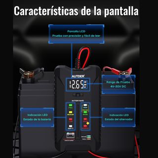 COMPROBADOR DE BATERÍAS 12V/24V (A ESTRENAR)