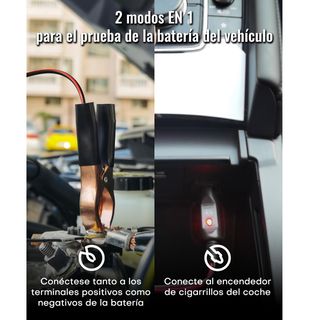 COMPROBADOR DE BATERÍAS 12V/24V (A ESTRENAR)