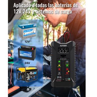 COMPROBADOR DE BATERÍAS 12V/24V (A ESTRENAR)
