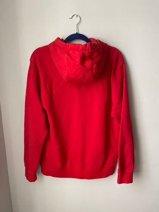 Sudadera con Capucha Nike Roja Basica Talla S