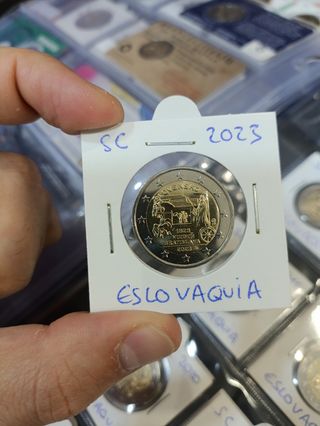 Moneda conmemorativa 2 Euros Eslovaquia 2023. S/C