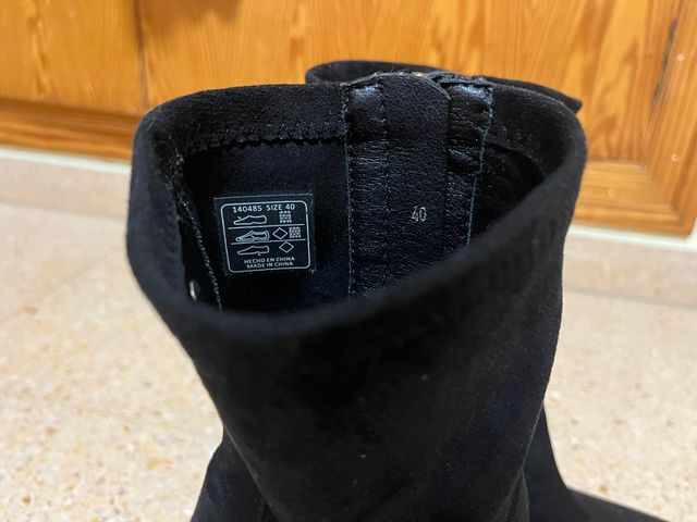 Botines XTI Negros Talla 40