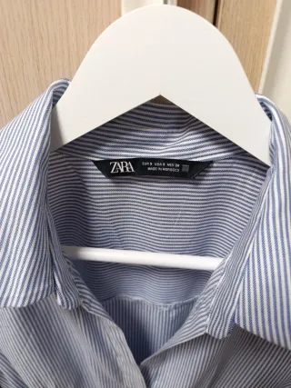 Vestido Zara Rayas Talla S