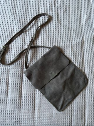 Borsello Timberland Grigio Pelle