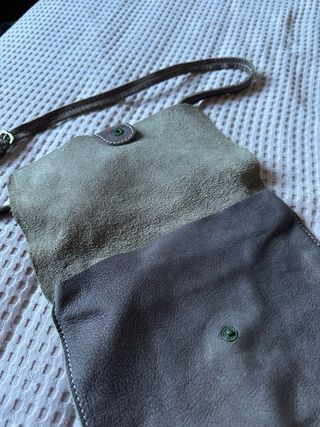 Borsello Timberland Grigio Pelle