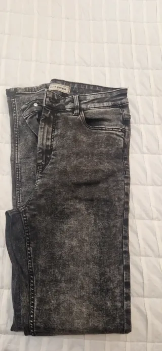 Pantalón vaquero pitillo Pinko gris Talla  38
