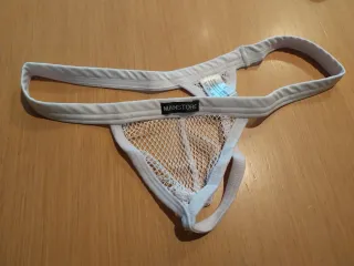 Tanga MANSTORE Malla Blanco 