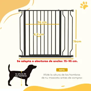 Barrera de seguridad para mascotas