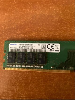 8GB DDR4 2400MHz Samsung RAM