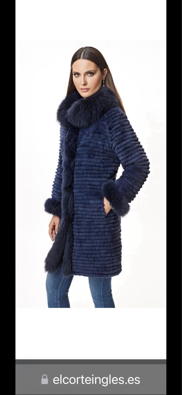 Abrigo pelo mujer Maximilian reversible XL