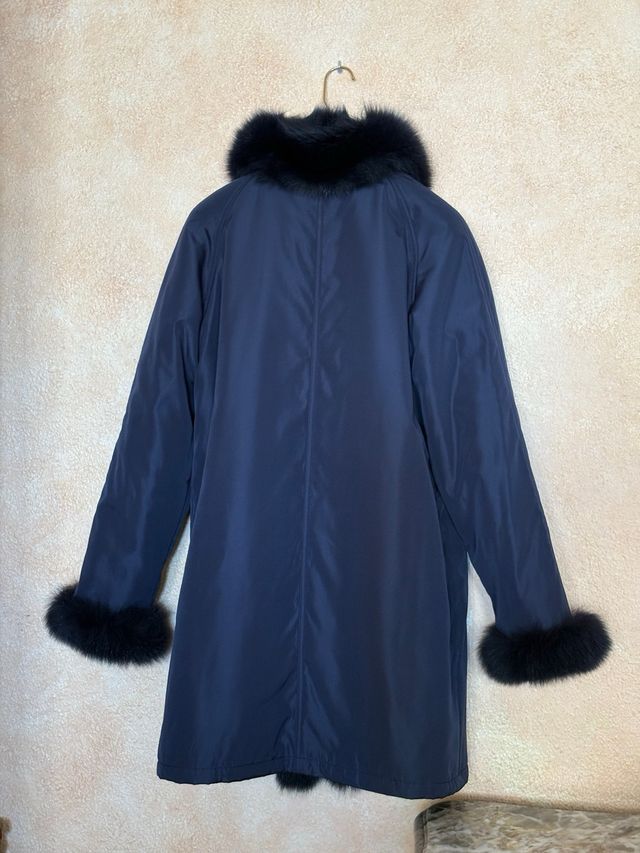 Abrigo pelo mujer Maximilian reversible XL