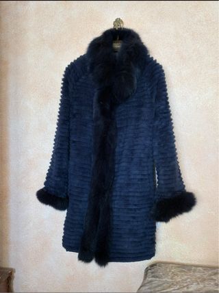 Abrigo pelo mujer Maximilian reversible XL