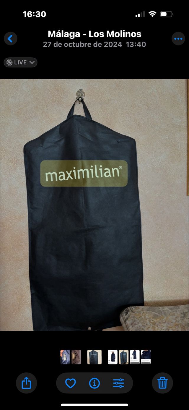 Abrigo pelo mujer Maximilian reversible XL