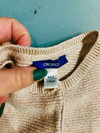 Set giacca impermeabile bimba 9/12 mesi e cardigan