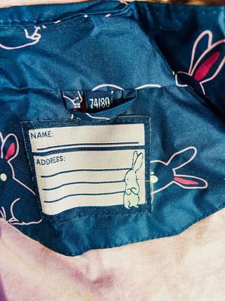 Set giacca impermeabile bimba 9/12 mesi e cardigan