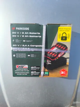 Batería y Cargador Parkside 20V 2Ah