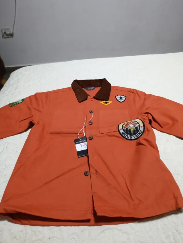Camisa niño naranja 7/8