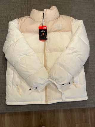 Chaqueta The North Face Nupste Beige/Blanca
