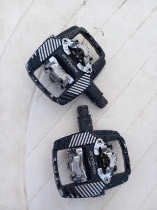 Pedales B'TWIN Mixtos MTB SPD