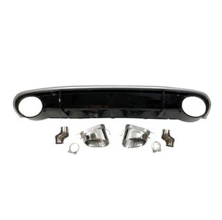Difusor Trasero Audi A4 / A4 Avant B8 08-12 Look R