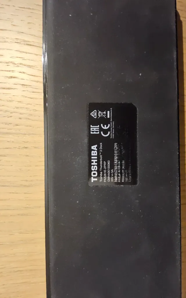 Dock Station Toshiba Thunderbolt 3