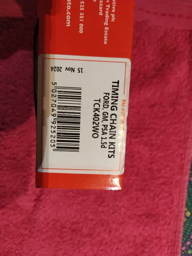 Kit Cadena Distribución FAI TCK402WO Ford gm psa