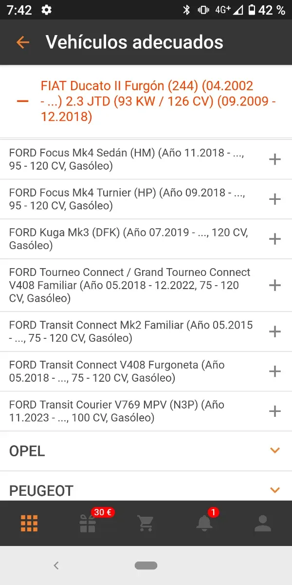 Kit Cadena Distribución FAI TCK402WO Ford gm psa