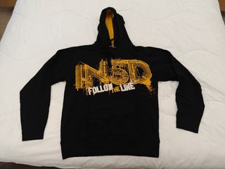 Sudadera Inside Negra con Estampado