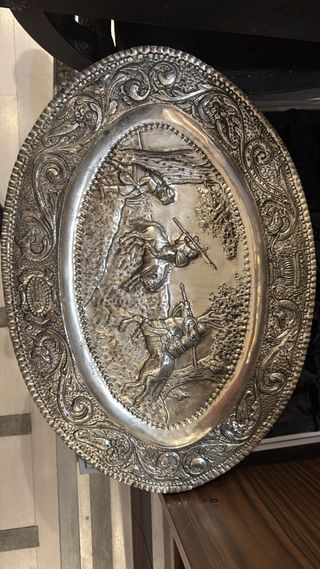 Plato decorativo ovalado 