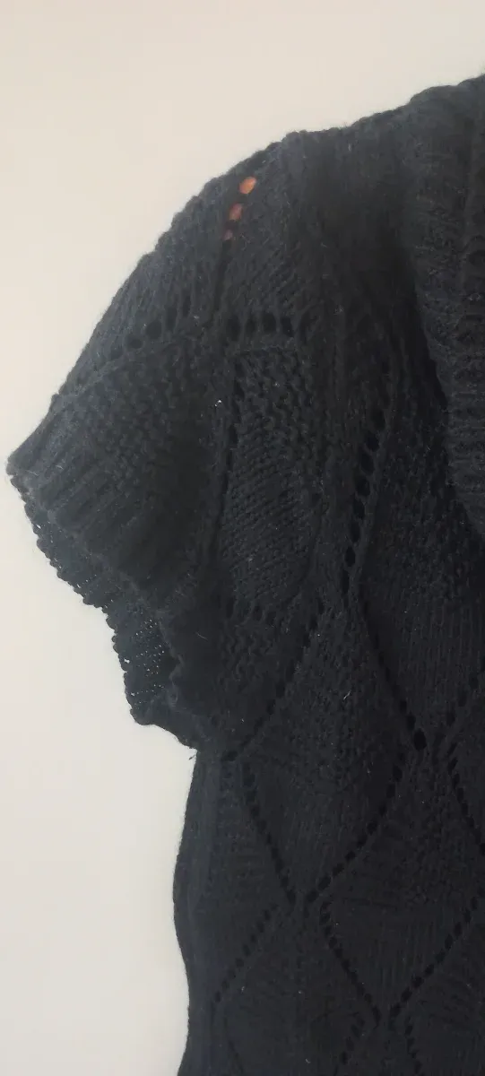 Vestitino traforato nero