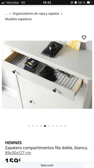 Ikea Zapatero verde nuovo di zecca. 