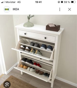Ikea Zapatero verde nuovo di zecca. 