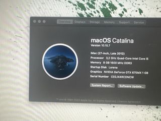 iMac 27 Late 2012