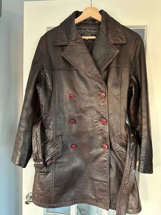 Chaqueta de piel Eastwood marrón