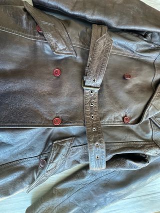 Chaqueta de piel Eastwood marrón