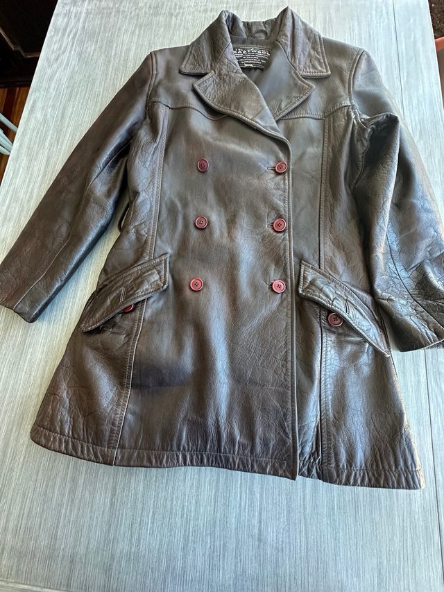 Chaqueta de piel Eastwood marrón