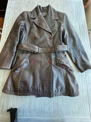 Chaqueta de piel Eastwood marrón