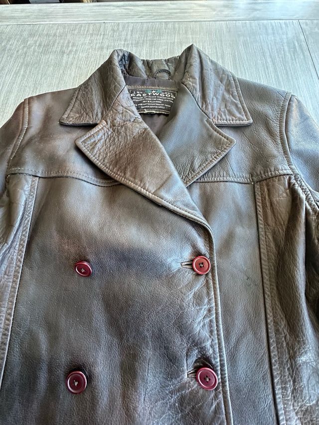 Chaqueta de piel Eastwood marrón