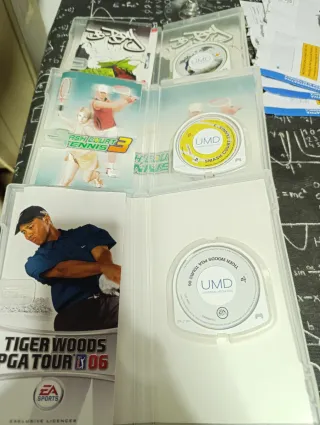 3 Juegos PSP: B-Boy, Smash Court Tennis 3, Tiger W