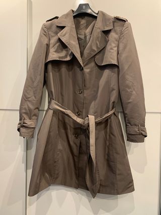 Gabardina vintage marrón