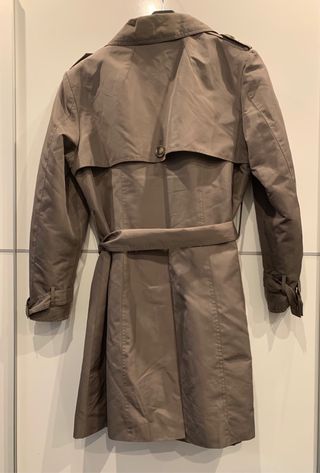 Gabardina vintage marrón