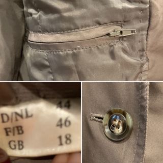 Gabardina vintage marrón