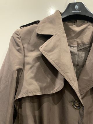 Gabardina vintage marrón