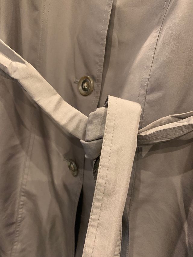 Gabardina vintage marrón