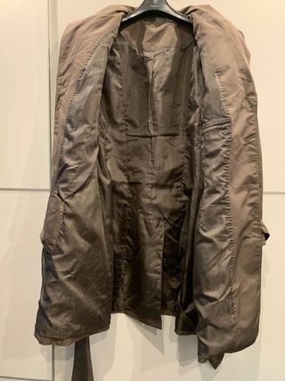 Gabardina vintage marrón