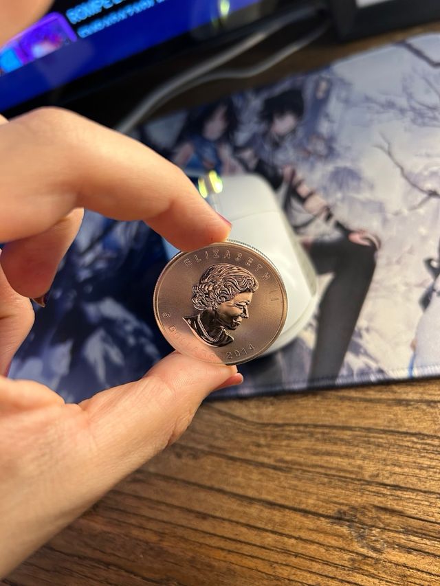 Moneda Plata Maple Leaf 25 oz 9999