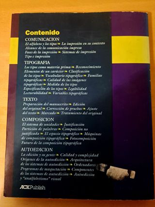 Autoedición texto y tipografía