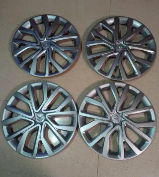4 Tapacubos Citroën 16 Pulgadas.plateados.original